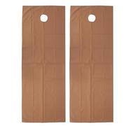 2Pcs Massage Table Sheets, 200 x 75cm Breathable Oil Resistants Waterproofs Salon Bed Sheet for SPA Massage Beauty Bed (Dark Brown)
