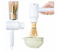 2Pcs Matcha Electric Whisk Set,Rechargeable Handheld Automatic Mixer,Automatic Whisk for Blend,Electric Handheld Mixer for Matcha Tea Lovers,Easy to Use and Clean