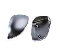 2PCS Matte Chrome Wing Mirror Caps Compatible For VW/Golf 8 /VIII /MK8 /GTI/GTD/GTE Side Mirror Covers Silver 2020 2021 2022 Satin(No blind spot holes)