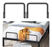 2PCS Mattress Fixing Bracket Non-slip Adjustable Mattress Stop Mattress Bracket Bed Mattress Retainer Bar Metal Mattress Slide Stopper Mattress Holder in Place to Keep Mattress topper from Sliding