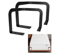 2PCS Mattress Retainer Bar, Metal Bed Frame Baffle, Non Slip Mattress Stopper Bar, Mattress Slide Stopper, Metal Mattress Stabilizer