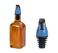 2Pcs Measured Liquor Bottle Pourers for Spirits Bottle Pourers for Spirits,Liquor Pourer,Oil Bottle Pour Spout Stopper with Covers,Liquor Dust Cap Wine Soy Sauce Vinegar Bottles
