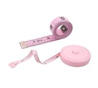 2PCS Measuring Tape for Body,Soft Tape Measure for Body Sewing Fabric Tailor Cloth Craft Measurement，60 Inch/1.5M Retractable Dual Sided Measure Tape Set (Pink)