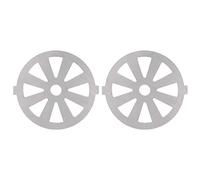 2pcs Meat Grinder Blade 304 Stainless Steel Cutting Plate 7mm/0.3in ID for 5#/B Type Meat Grinder (7mm Inner Hole Diameter Fan-Shaped mesh Knife)