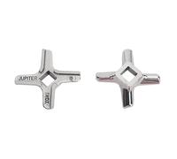 2PCS Meat Grinder Blade, Knife Cutter Stainless Steel Easy Replacement Versatile Meat Grinder Accessory for Chopping Vegetables, Nuts, and More