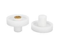 2Pcs Meat Grinder Gear Plastic High Performance Durable Replacement Parts for Home Meat Grinders Sausage Makers and Chili Cookers