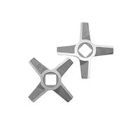 2pcs Meat Grinder Knife 8# Double Sided Blade Replacement,Compatible for Bosch,MFW26070 MFW3910W 3X10W Kitchen Appliance Spare Parts