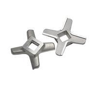 2pcs Meat Grinder Knife #8 Mincer Blade Spare Parts KW714431 658522 for Kenwood AT950 MG450 470 476 480 510 Kitchen Appliance