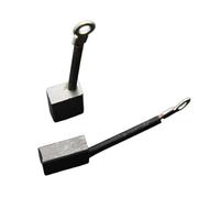 2Pcs Medium Copper Brushes 9.5x17.5x25mm with Single Wire - Replacement DC Motor Brushes