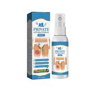 (2pcs) Men's Private Antibacterial Spray, Private Parts Anti-itch Spray Deodorant Itching Refreshing And Gentle Private Parts Cleaning 30ml