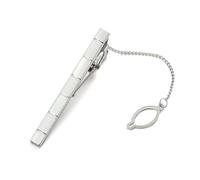 2Pcs, Men's Tie Clips, Stainless Steel, Slim Solid Color Bar Brooches, Stylish and Chic, Practical Business Tie Accessories