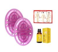 2pcs Meridian Brush Massage Brush, Full Body Relaxation Meridian Massage Brushes, Meridian Pressure Brush,Five Elements Meridians Brush, for Relaxation and Stress Relief,Add 30ml Essential Oil Set