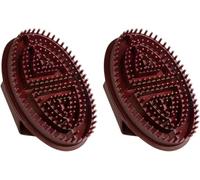 2pcs Meridian Massage Brush - Silicone Handheld Cellulite Remover Comb | Lightweight Ergonomic Body Meridian Brush | Full Body Relaxation Massager for Shower Home Care