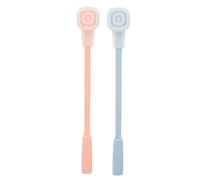 2Pcs Meridian Pat Sha Board Pats Pink Blue Silicone Health Pats 3 in 1 Back Hammer Massage Tool for Home Hotel Office Health Center