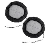 2Pcs Mesh Cover for Rain Barrels | Adjustable Water Butt Net with Drawstring, Durable Protective Netting for Garden Water Butts & Barrels, Keeps Leaves