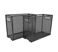 2pcs Mesh File Holder Foldable Metal Mesh File Organizer for Letters Legal Documents Folders Office Desk Organization with Non - Slip Bottom and Large Window Design