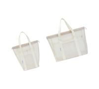 2pcs Meshes Shower Bags Travel Toiletry Storage Baskets Wet Dry Separator Bag Travel Essential