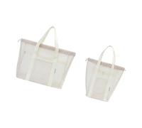 2pcs Meshes Shower Bags Travel Toiletry Storage Baskets Wet Dry Separator Bag Travel Essential