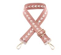 2pcs Messenger Bag Shoulder Travel All-match Waist Parts Adjustable Replaceable Accessory Belt Canvas Webbing For Canvas Bag(Silver buckle,Mix color 04)