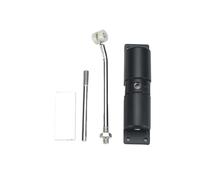 2pcs Metal Automatic Door Closer Adjustable Surface Mounted Household Closers Heavy Duty Spring Loaded Gate Home for Door(White)