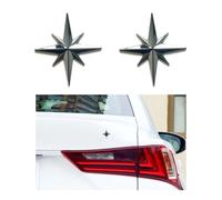 2PCS Metal Badge Stickers 3D Automotive Badge for Ford Bronco Sport 2024 2023 2022 2021-, Self-Adhesive Emblem Decal Decoration for Auto Trunk Tailgate Fenders Car Body,Silver