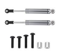 2Pcs Metal Built In Spring 102mm Shock Absorber Damper Heavy Duty Aluminum Alloy Shock Absorber for TRX4 SCX10 D90 1/10 RC Car Replacement Parts (Ti Color)