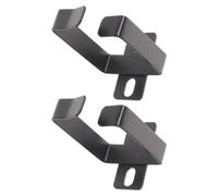 2pcs Metal Cable Manager for Rack Posts, Heavy Duty Vertical Organizer | Matte Black Finish, Secure Snaps with Screws, for Server Network Racks and Music Studio Cable Routing