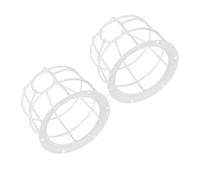 2pcs Metal Cage Lamp Shade Light Bulb Cover, Industrial Guard