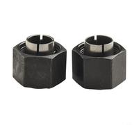 2pcs Metal Chuck Collet and Nut 1/2 Inch 12mm for DW621 DW616 DW618 Router Fit 2610906283 2610906284 2610906287 326286-03 Replacement Parts