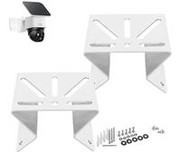 2PCS Metal Corner Camera Mount for Camera, to Achieve a Wider View Range 270°,Exterior Wall Corner Bracket,Spray Coated Antirust for Outdoor and Indoor