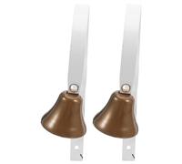 2pcs Metal Dog Door Bell Wall Mounted for Puppy Potty Training