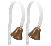 2pcs Metal Dog Doorbell for Puppy Potty Training Wall Mount Vintage