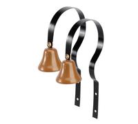 2pcs Metal Dog Doorbell for Wall Mounted Use, Auditory Cues and Potty Training Bell for Dogs and Cats, Suitable for Home and Retail Stores