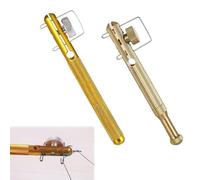 2pcs Metal Fishing Knot Tying Tool,Portable Hook Line Knotter, Fast & Practical Knot Tier for Secure Fishing Knots