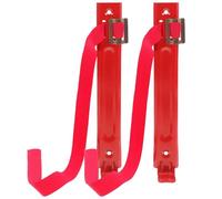 2pcs Metal Fixed Hook Fire Extinguisher Wall Mount Bracket 4kg Iron