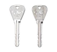 2Pcs Metal Folding Magic Key, Into The Bottle Ring Magic Tricks Props, For Close-up Performance(Silver)