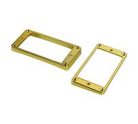 2Pcs Metal Guitar Pickup Frames for Bridge & Neck, Lightweight Covers Enhance, Easy Install Compatible with Various Electric Guitars, Sound Improvement Accessories