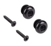 2pcs Metal Guitar Strap Button Straplock Hold Durability Metal Strap Buttons For Easyly Installation Silver Guitar Buttons