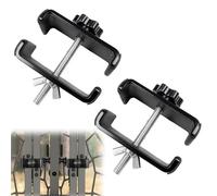 2PCS Metal J Hook Climbing Stick Carrying System with Sponge Layer Portable Adjustable Hunting Tree Steps Transport Carrying System, Versatile Climbing Tree Stand Attachment Hook