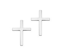 2PCS Metal Jesus Christian Cross Emblem Sticker,Metal Jesus Christ Cross Badge Sticker,3D Car Cross S-ticker,Self Adhesive C-ross Auto Emblem Decal for Car Laptops Refrigerator Luggage Motorcycle