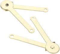 2Pcs Metal Lid Support Wood Box Display Furniture Decorative Kitchen Cupboard Cabinet Door Stays 68 * 8mm Hinges