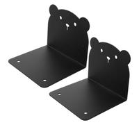 2pcs Metal Mattress Gripper Retainer Bar Black | Carbon Steel Construction, Tool-free Setup, Easy Upkeep, Fits Loft Beds and Bedrooms, for Renters and Dorm Residents
