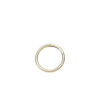 2Pcs Metal O Ring Spring Clasps - Openable Round Carabiner Keychain Bag Clips Hook Buckles for DIY Accessories(Light Gold,34x25x5mm)