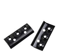 2pcs Metal Outer Clamp Drum Plate Replacement Parts for Electric Planer Model 1900B - Black Planer Blade Cover Accessories