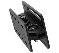 2pcs Metal Quick Release Awning Mount Bracket Black | Deep-bite Connector Clamps with Fabric-safe Design, Minimal Sway Support, for Lakeside Camping and Car Camping