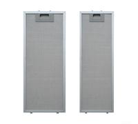 2PCS Metal Range Hood Filter for TL2000| TL1-62| For Teka - 5-Layer Aluminum Grease Filters| 500x192mm & 500x138mm| Quick Install| Silver