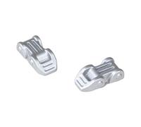 2Pcs Metal Remote Control Vehicle Hoods Reinforcement Brackets Multiple Colors Decorative Construction Enhanced Remote Control Car Metal Hinge Covers