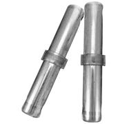 2pcs Metal Scaffolding Coupling Pin Hinge Galvanized Steel | Scaffold Connecting Rods, Weatherproof Use, Easy Installation, Silver Finish for Frame Scaffolds and Tube