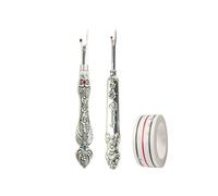 2Pcs Metal Seam Rippers And Sewing Positioning Tape Set Stitching Rippers Thread Remove Steel