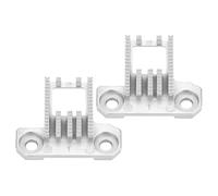 2Pcs Metal Sewing Machine Teeth Feed Dog Replacement for Home Small Business Use Stitching Application Metal Teeth